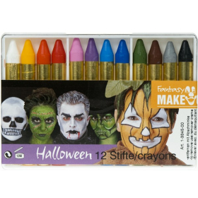 12 Halloween Schminkstifte