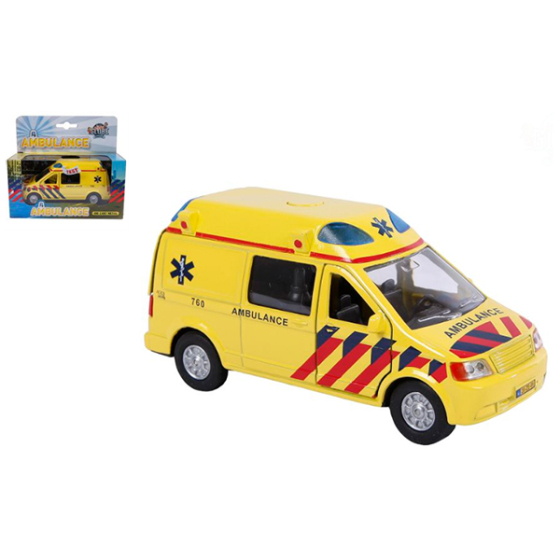 Die Cast Ambulanz Pull-Back