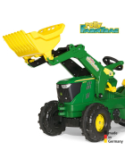 RollyToys Farmtrac Trettraktor John Deere 6210 R mit Frontlader