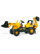 RollyToys Junior Trettraktor JCB mit Frontlader & Heckbagger