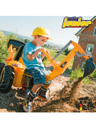 RollyToys Junior Trettraktor JCB mit Frontlader & Heckbagger