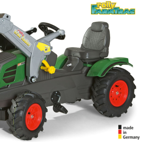 RollyToys Farmtrac Trettraktor Fendt 211 Vario mit Frontlader & Luftreifen