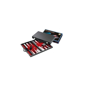 Philos Backgammon, medium, rot