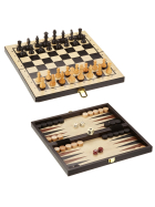 Philos Reise-Schach-Backgammon-Dame-Set