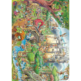 Puzzle Fairy Tales, Prades - Triangular Puzzle, 1500 Teile