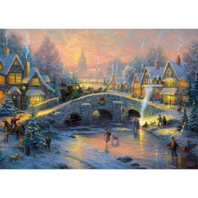 Puzzle Winterliches Dorf, 1000 Teile