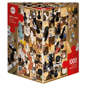 Puzzle Black or White, Degano - Triangular Puzzle, 1000...