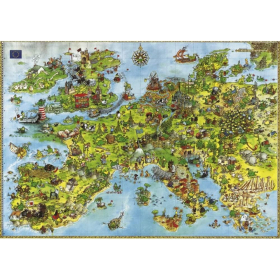 Puzzle Dreieckspuzzle United Dragons of Europe, Degano,...