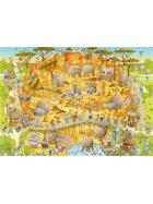 Puzzle African Habitat - Standard Puzzle, 1000 Teile