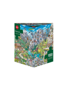 Puzzle Alpine Fun - Triangular Puzzle, 1000 Teile