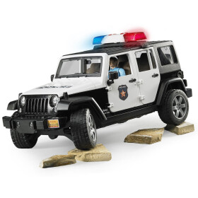 Bruder Jeep Wrangler Unlimited Rubicon Polizei Fahrzeug...