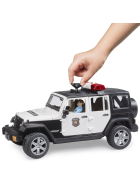 Bruder Jeep Wrangler Unlimited Rubicon Polizei Fahrzeug mit Polizist & Ausstattung