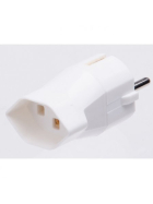 * Max Hauri Reiseadapter T13, D-CH, weiss