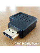 HDMI zu HDMI Adapter 270°, flach