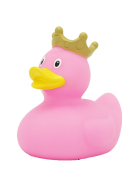 Badeente mit Krone, rosa