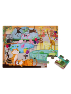 Puzzle Ein Tag im Zoo, 20 Teile