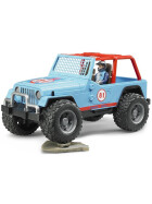 Bruder Jeep Cross Country Racer blau mit Rennfahrer