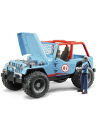 Bruder Jeep Cross Country Racer blau mit Rennfahrer