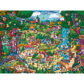 Puzzle Wonderwoods Triangular, 1500 Teile