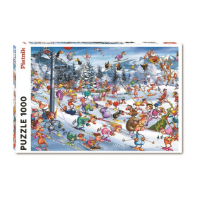 Piatnik F. Ruyer, Christmas Skiing, 1000 Teile