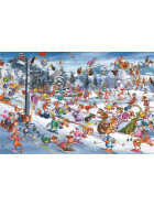 Piatnik F. Ruyer, Christmas Skiing, 1000 Teile