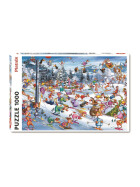 Piatnik F. Ruyer, Christmas Skiing, 1000 Teile