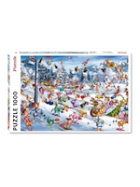 Piatnik F. Ruyer, Christmas Skiing, 1000 Teile