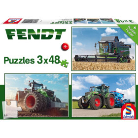 Puzzle Fendt 1050 Vario / 724 Vario / 6275L, 3 x 48 Teile