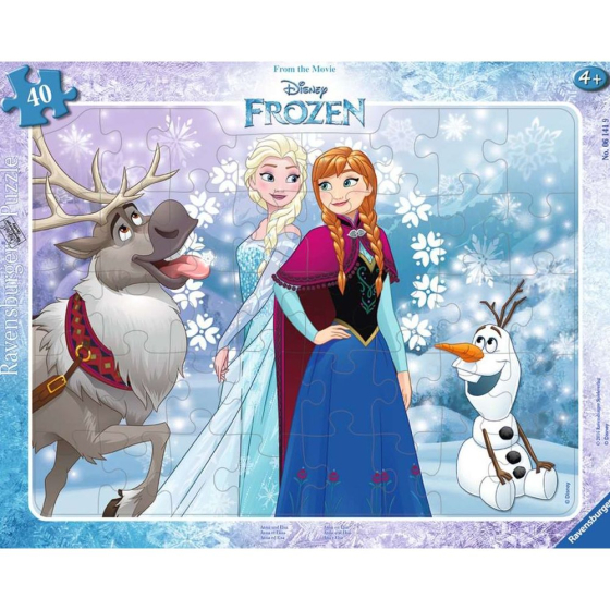 Puzzle Anna und Elsa, 40 Teile