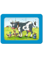 Puzzle Gute Tierfreunde, 3 x 6 Teile