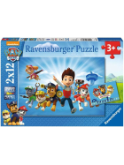 Puzzle Ryder und die Paw Patrol, 2 x 12 Teile