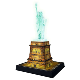 3D Puzzle Freiheitsstatue bei Nacht