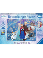 Puzzle Frozen - Glitzernder Schnee, 100 Teile