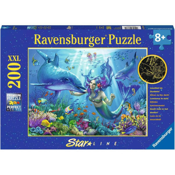 Puzzle Leuchtendes Unterwasserparadies, 200 Teile