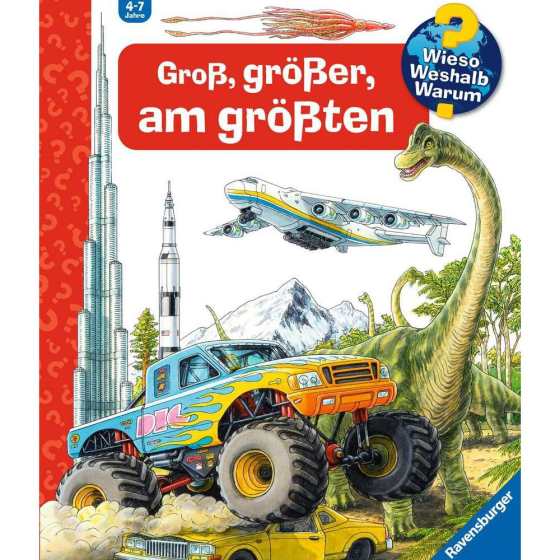 Ravensburger Wieso? Weshalb? Warum?: Gross, grösser, am grössten (Riesenbuch)