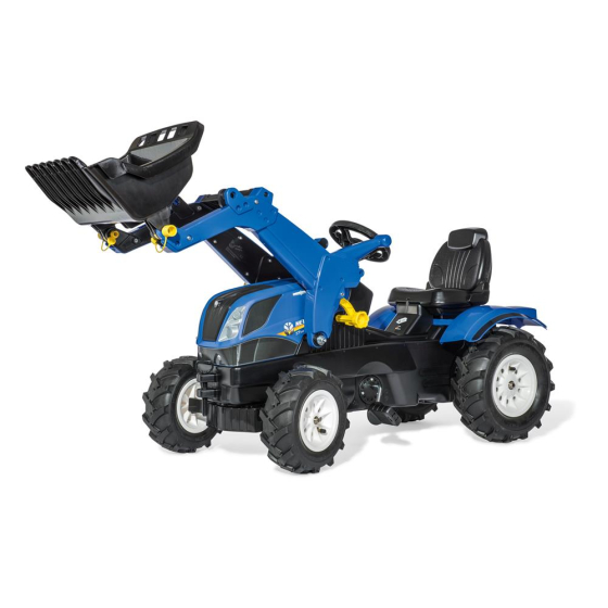 Rolly Toys Farmtrac New Holland mit Frontlader & Luftreifen