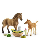 Schleich Set Tierbaby - Pflege & Pferde Quarter Horse