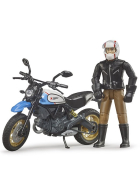 Bruder bworld Scrambler Ducati Desert Sled mit Fahrer