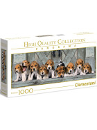 Puzzle Panorama Hunde Beagles, 1000 Teile