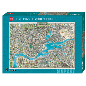 Puzzle City of Pop Standard, 2000 Teile