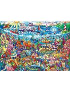 Puzzle Magic Sea Triangular, 1000 Teile