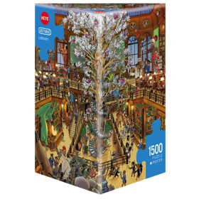 Puzzle Library Triangular, 1500 Teile