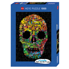 Puzzle Doodle Skull Standard, 1000 Teile