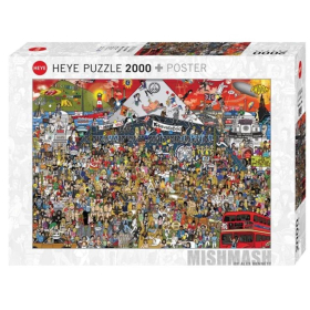 Puzzle British Music History Standard, 2000 Teile