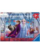 Puzzle Reise ins Ungewisse, 2 x 12 Teile