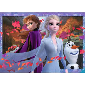 Puzzle Frostige Abenteuer Frozen, 2 x 24 Teile