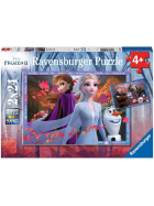 Puzzle Frostige Abenteuer Frozen, 2 x 24 Teile