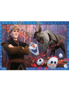 Puzzle Frostige Abenteuer Frozen, 2 x 24 Teile