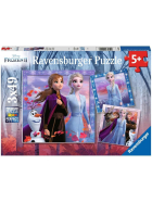 Puzzle Die Reise beginnt Frozen, 3 x 49 Teile