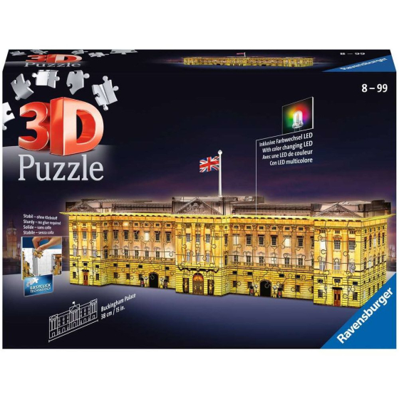 3D Puzzle Buckingham Palace bei Nacht